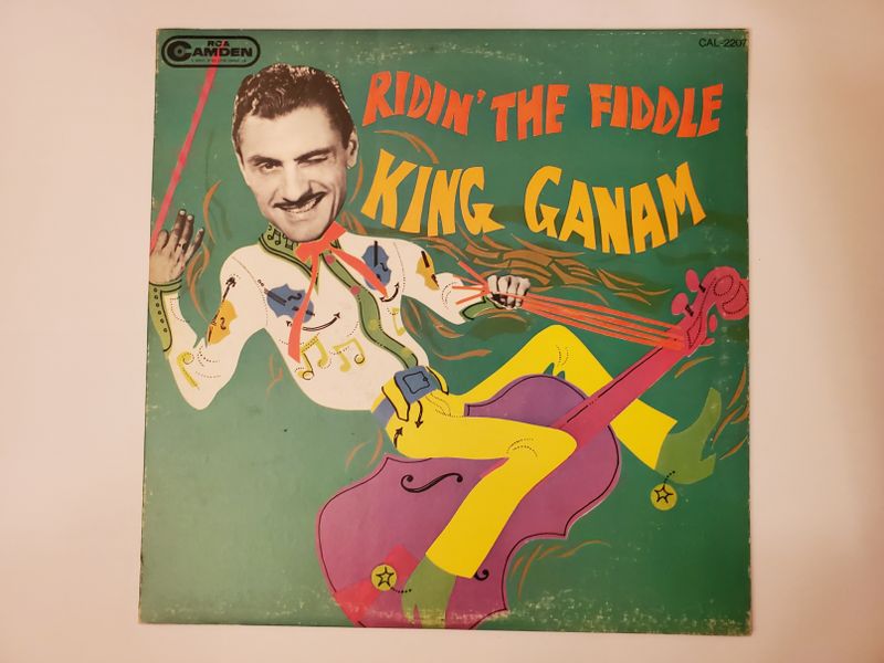 King Ganam Ridin' the Fiddle vinyl record